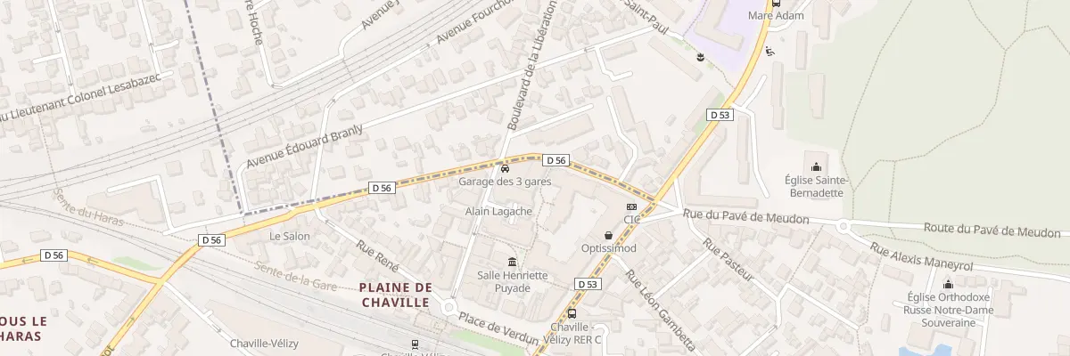 Plan du 11 Av Gaston Boissier à Viroflay