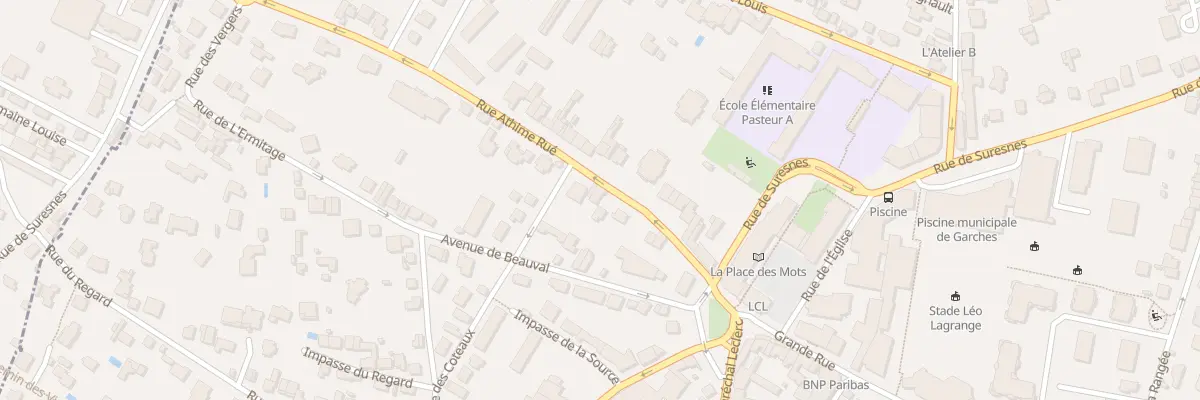 Plan du 9B Rue Athime Rue à Garches