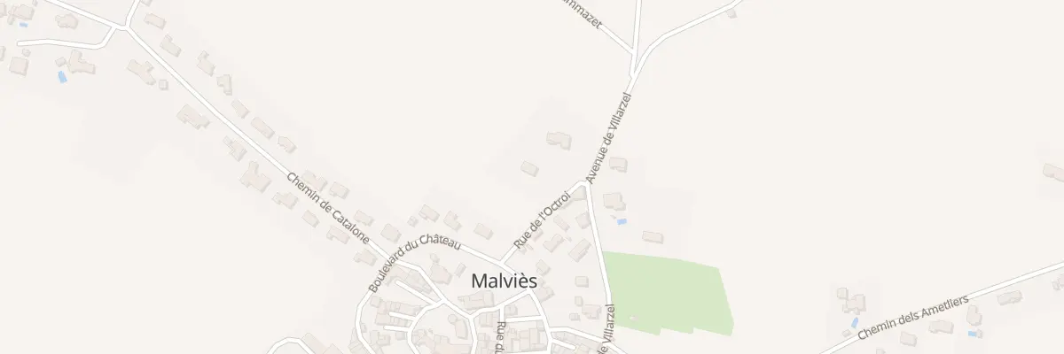 Plan de L’Octroi à Malviès