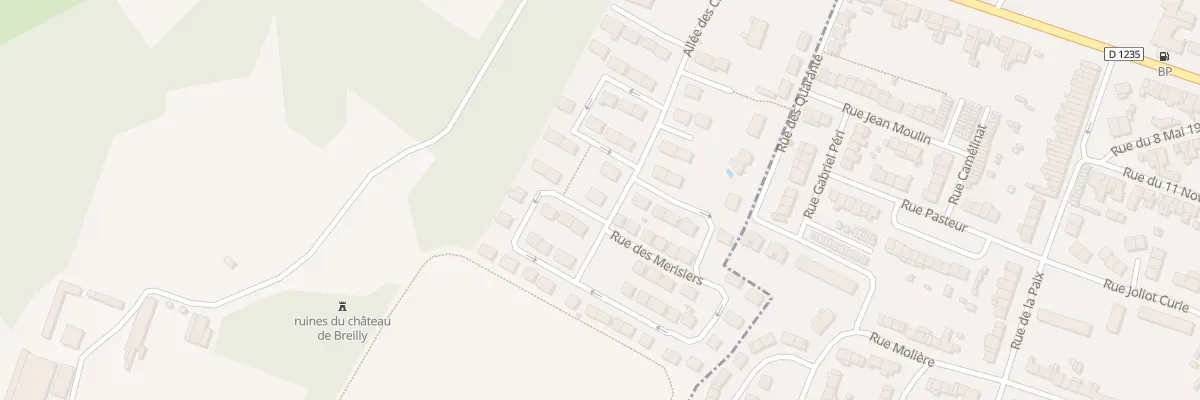 Plan du 2 Rue des Acacias à Breilly