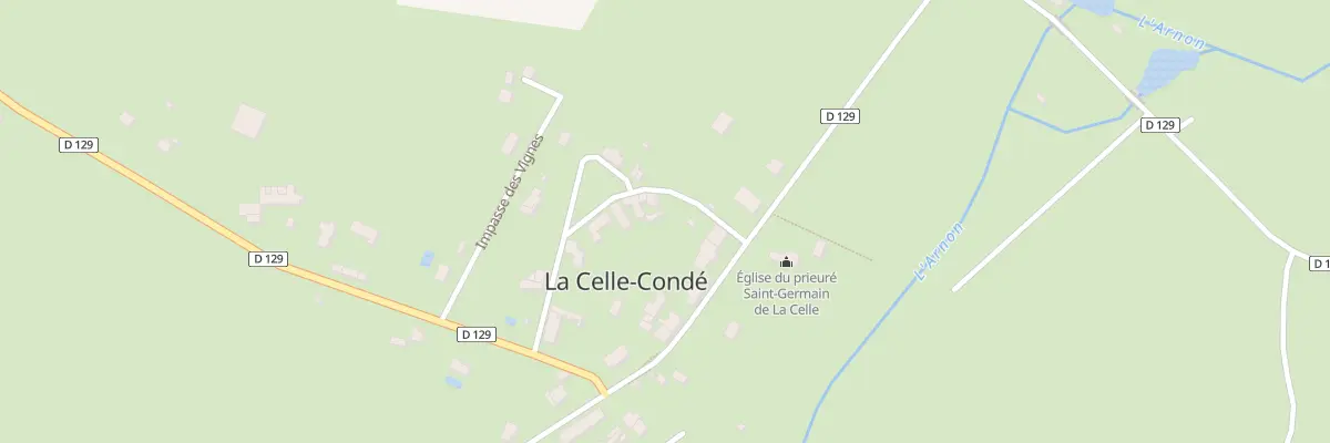 Plan du 12 Rte Ancienne Gare à La Celle-Condé