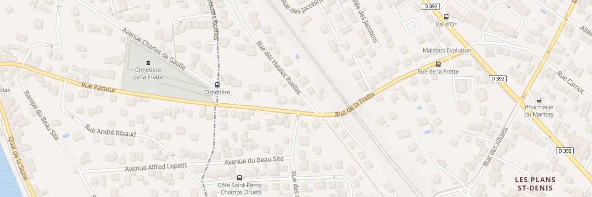 Plan du 24 Rue de la Frette à Cormeilles-en-Parisis