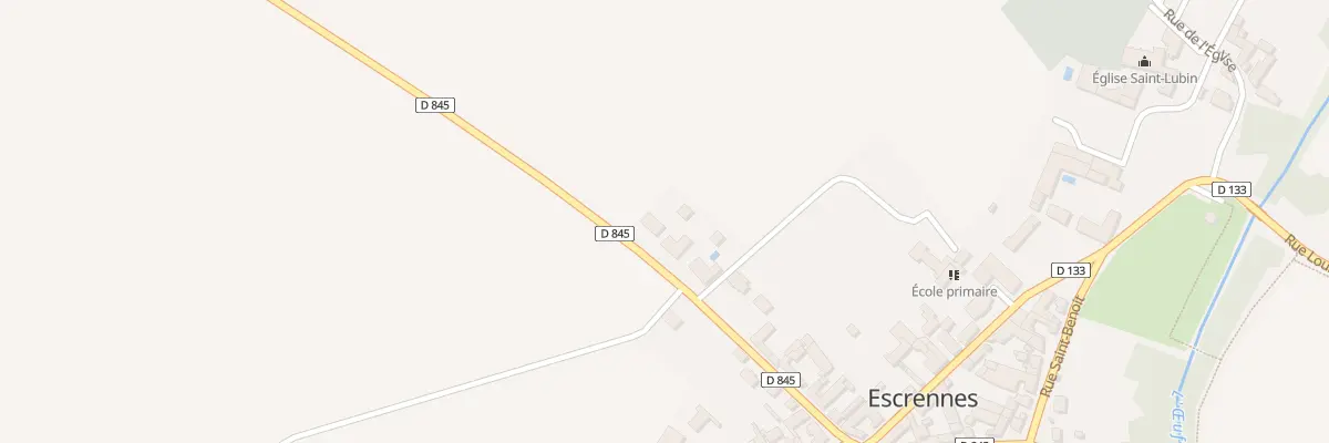 Plan du 22 Rue de Montvilliers à Escrennes