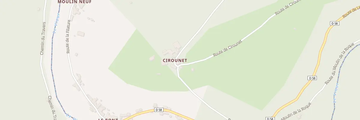 Plan du 5135 Cirounet à Crespin