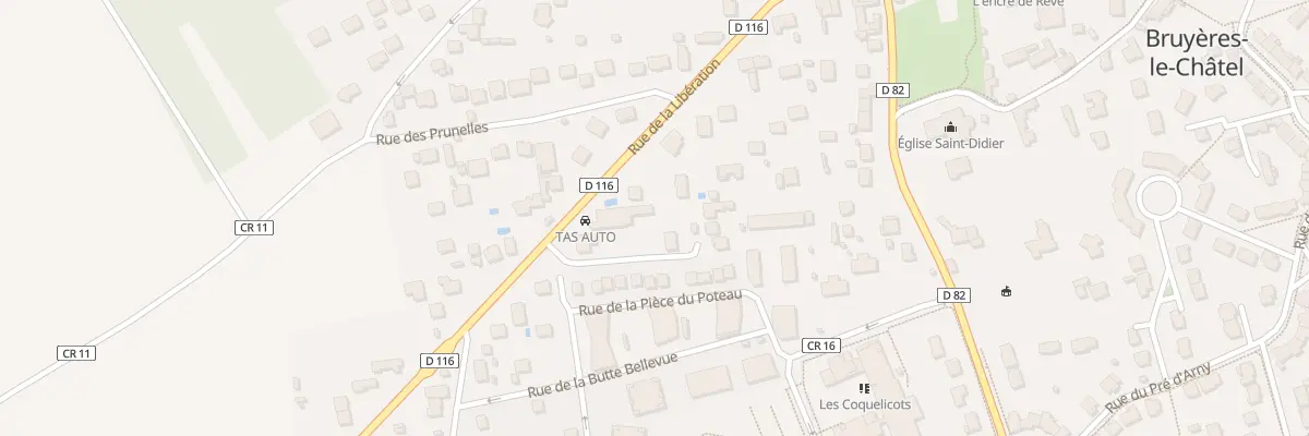 Plan du 87 Rue de la Libération à Bruyères-le-Châtel