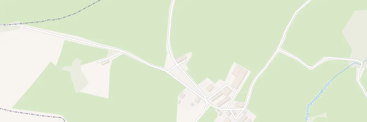 Plan du 4 Peyroux Roueix à Saint-Chabrais