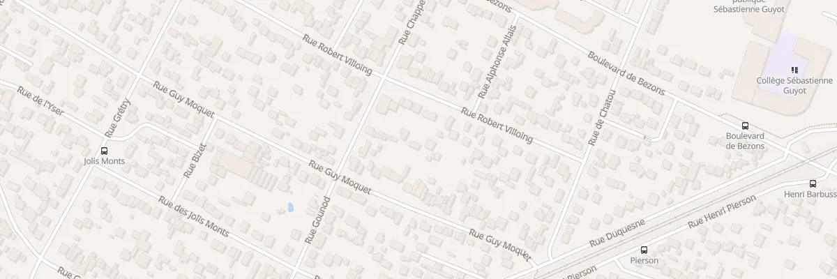 Plan du 150B Rue Robert Villoing à Sartrouville