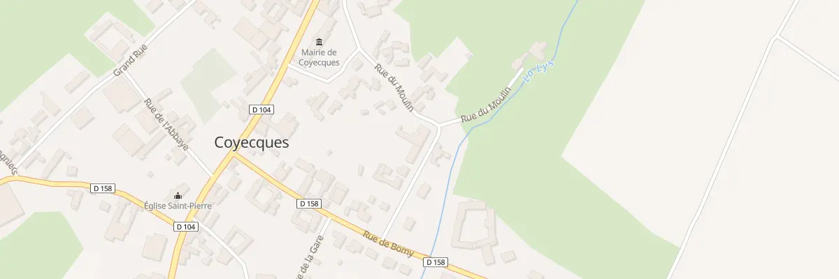 Plan du 6 Rue du Moulin à Coyecques