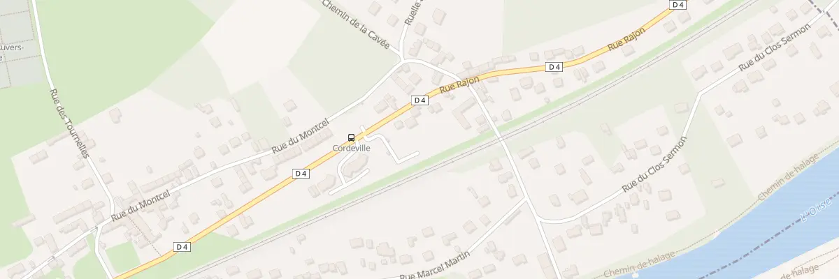 Plan du 23 Rue Rajon à Auvers-sur-Oise