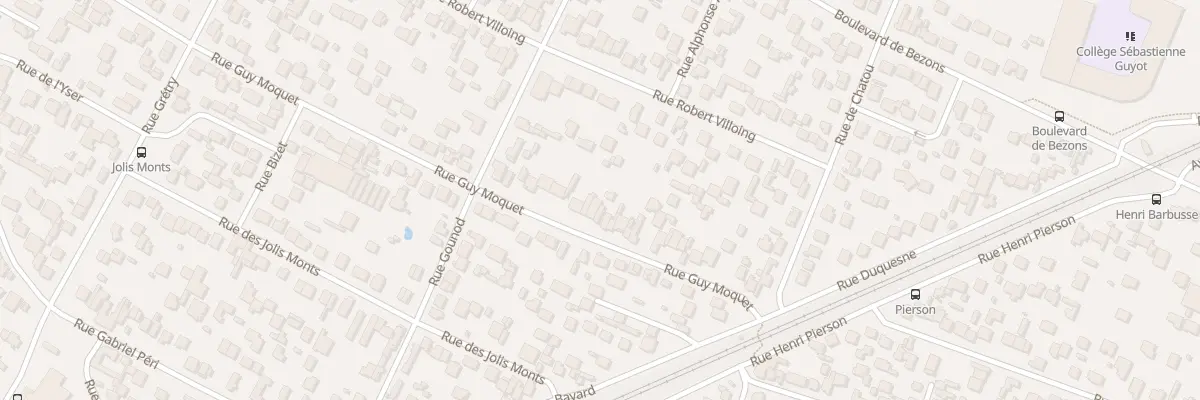 Plan du 77 Rue Guy Moquet à Sartrouville