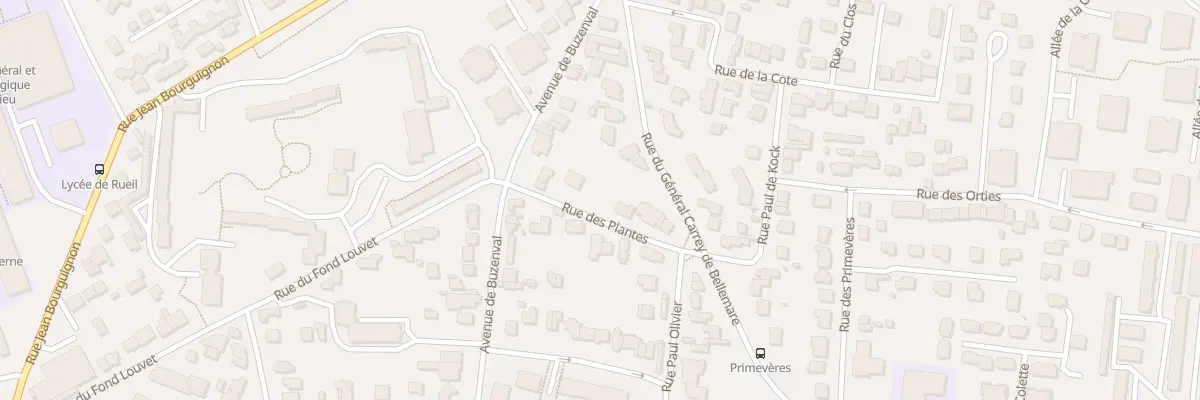 Plan du 9 Rue des Plantes à Rueil-Malmaison