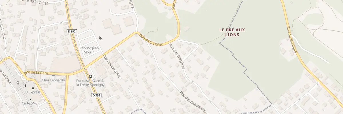 Plan du 2B Rue des Bergères à Montigny-lès-Cormeilles