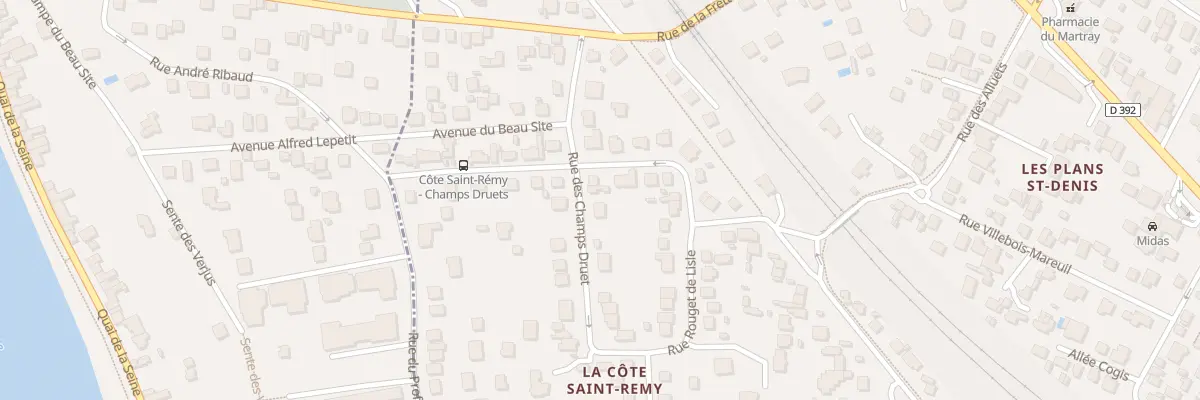 Plan du 12 Rue des Champs Druet à Cormeilles-en-Parisis