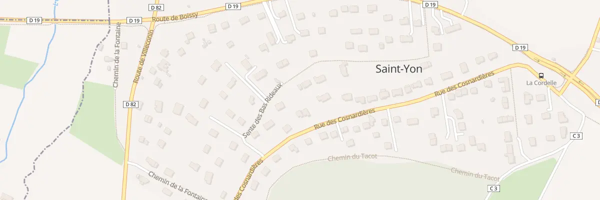 Plan du 47 Rue des Cosnardières à Saint-Yon