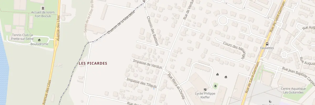 Plan du 1B Che des Battiers à Cormeilles-en-Parisis