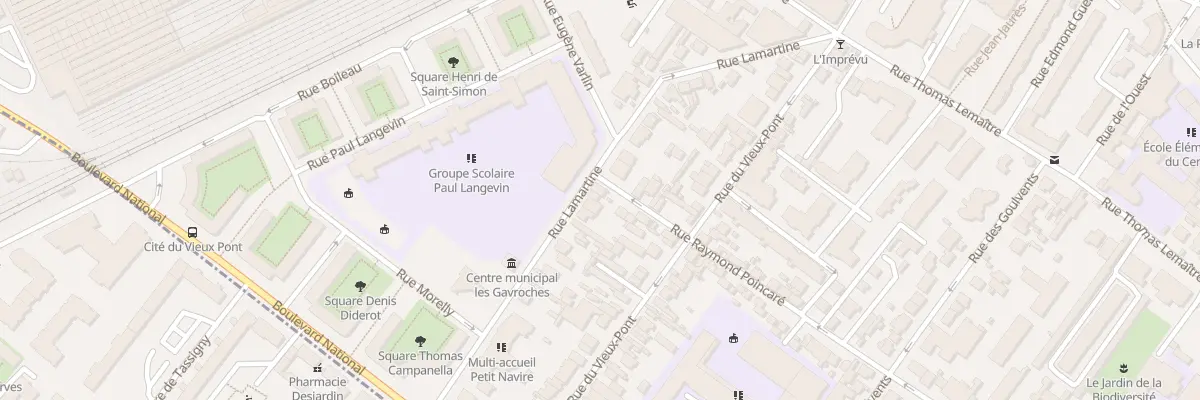 Plan du 41 Rue Lamartine à Nanterre