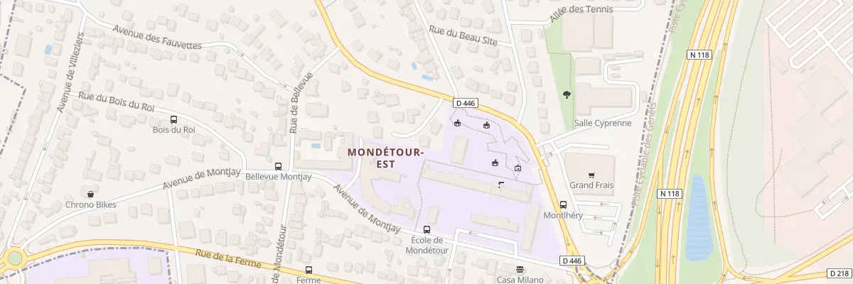 Plan du 72 Rte de Montlhery à Orsay