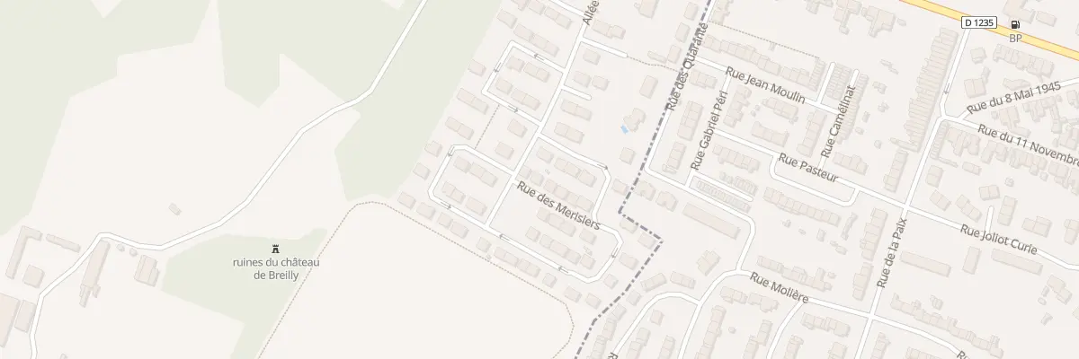 Plan du 3 Rue des Merisiers à Breilly