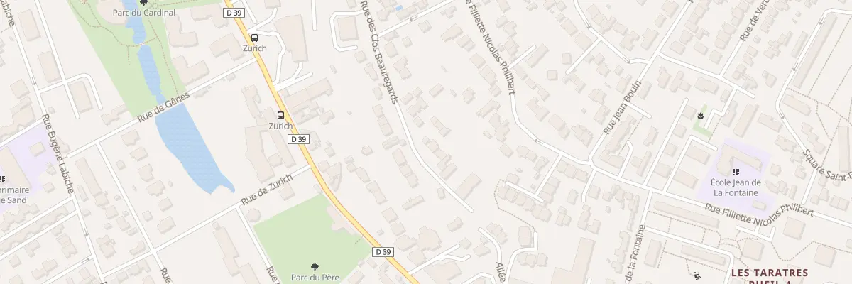 Plan du 63 Rue Clos Beauregards à Rueil-Malmaison