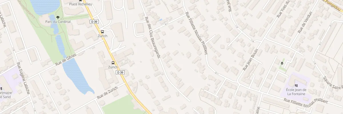 Plan du 55 Rue Clos Beauregards à Rueil-Malmaison