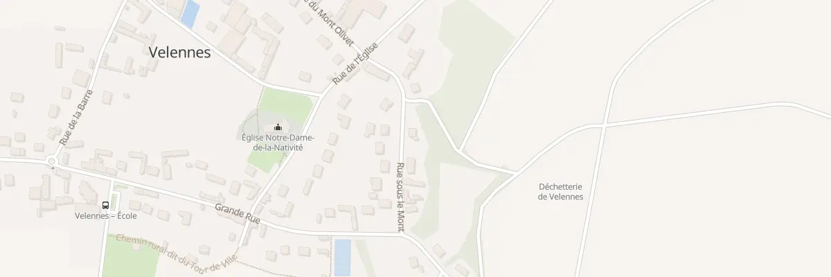 Plan du 10 Rue Sous Le Mont à Velennes