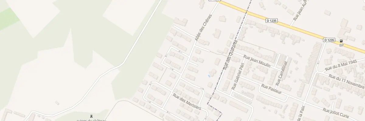 Plan du 1 Rue des Charmes à Breilly
