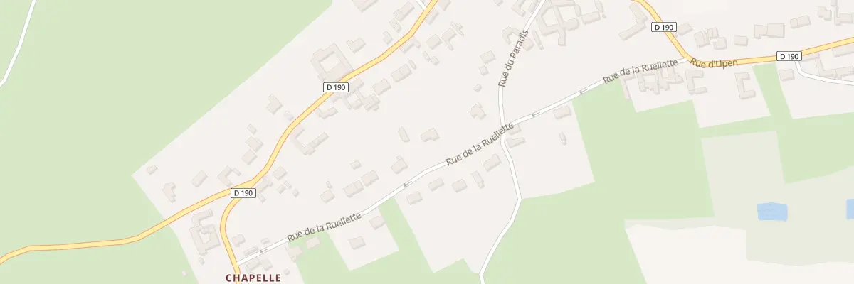 Plan du 2 Rue La Ruellette à Dohem