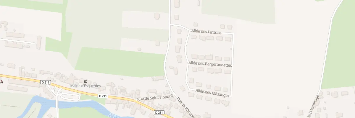 Plan du 68 All des Mésanges à Esquerdes
