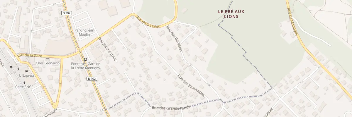 Plan du 6B Rue des Bergères à Montigny-lès-Cormeilles