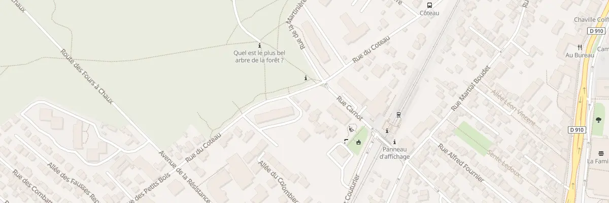Plan du 23 Rue du Coteau à Chaville