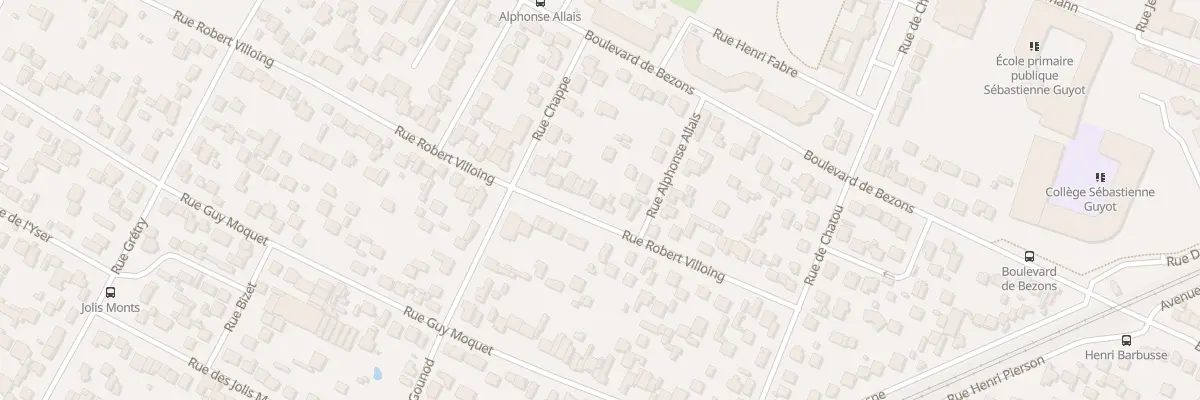 Plan du 149B Rue Robert Villoing à Sartrouville