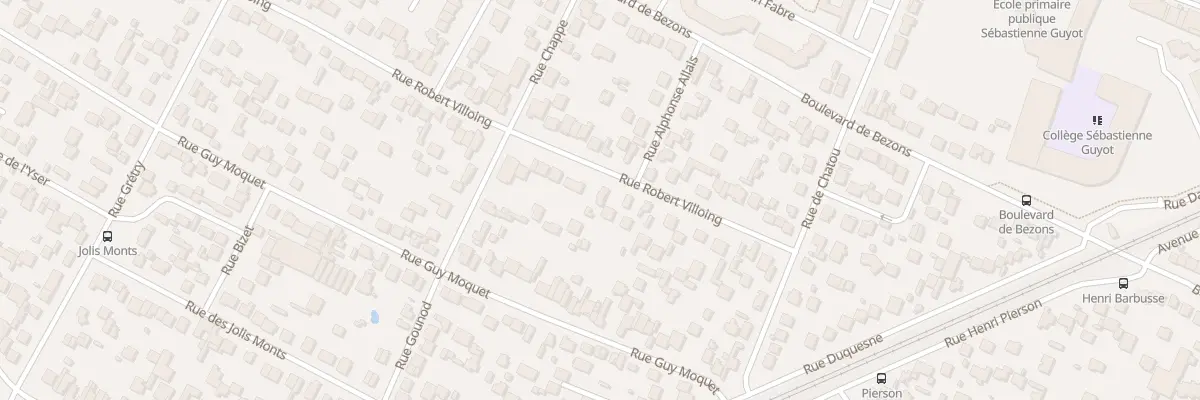 Plan du 156 Rue Robert Villoing à Sartrouville
