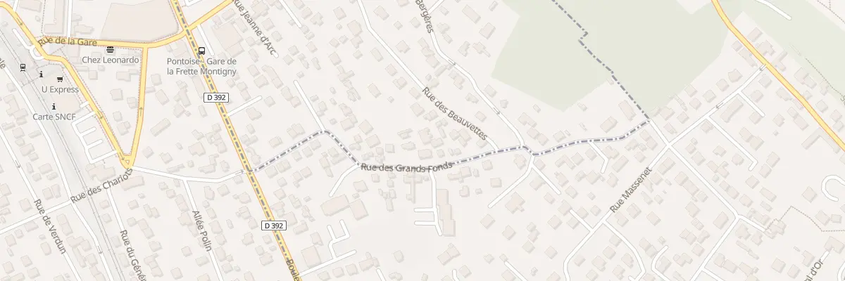 Plan du 22 Rue des Beauvettes à Montigny-lès-Cormeilles