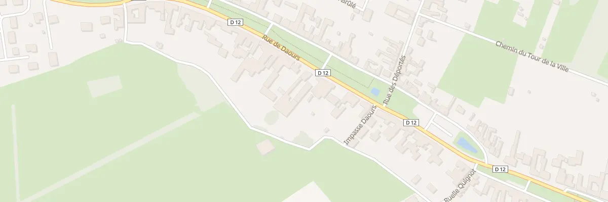 Plan du 267 Rue de Daours à Vignacourt