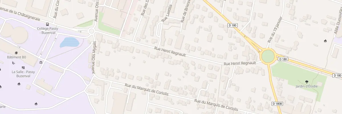 Plan du 45 Rue Henri Regnault à Rueil-Malmaison