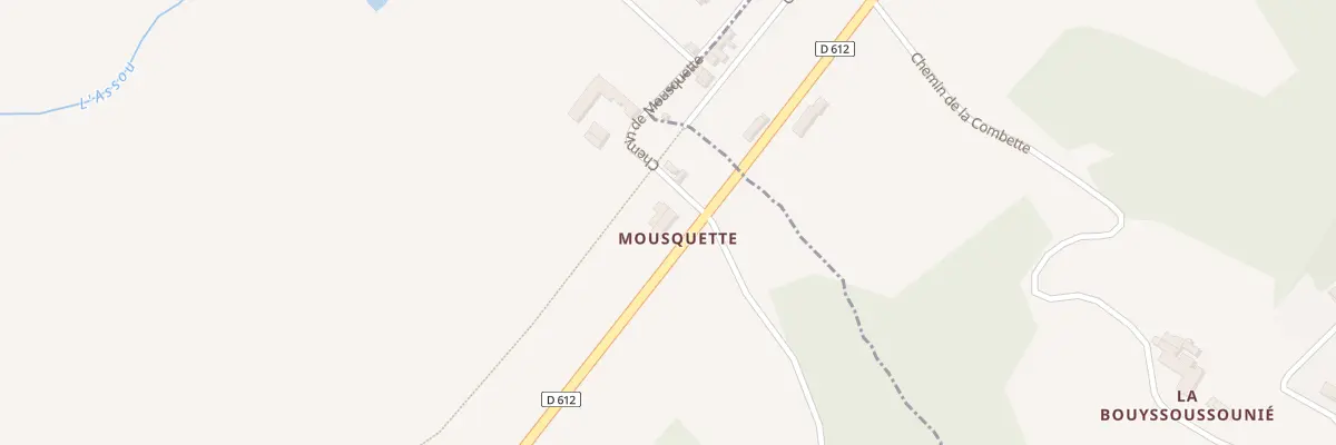 Plan du 7 Che de Mousquette à Lombers