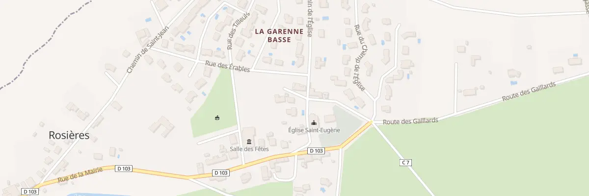 Plan du 5 Che de l’Église à Rosières