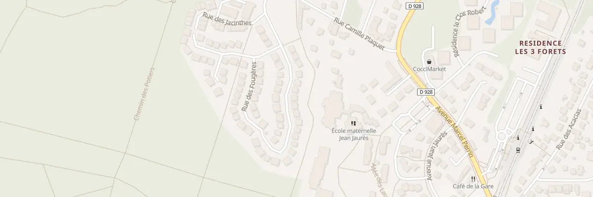 Plan du 14 Rue des Fougères à Méry-sur-Oise