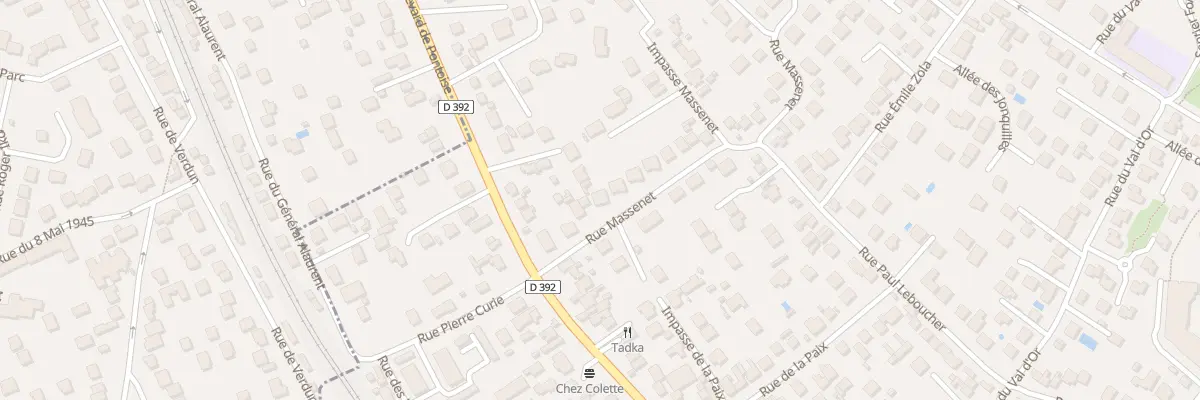 Plan du 3 Rue Massenet à Cormeilles-en-Parisis