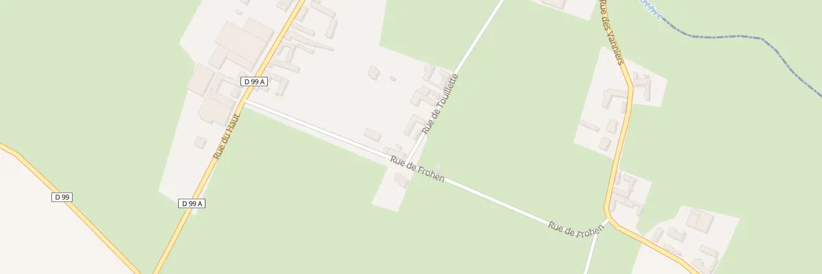 Plan du 4 Rue Touillette à Béalcourt