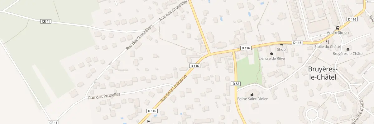 Plan du 58 Rue de la Libération à Bruyères-le-Châtel