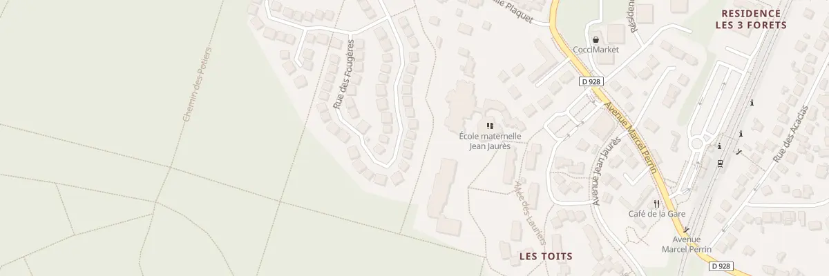 Plan du 22 Rue des Fougères à Méry-sur-Oise
