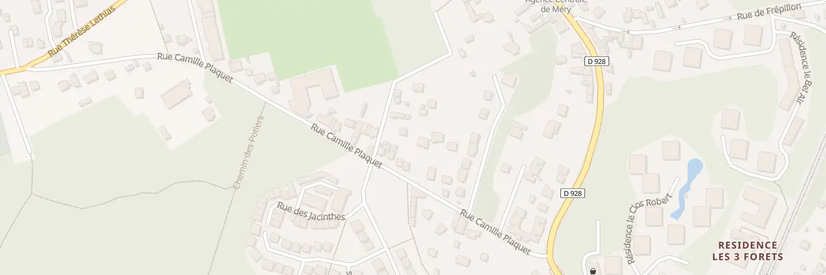 Plan du 14 Rue Camille Plaquet à Méry-sur-Oise