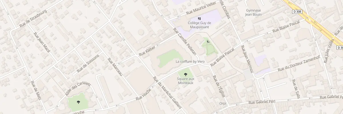 Plan du 95 Rue Hoche à Houilles