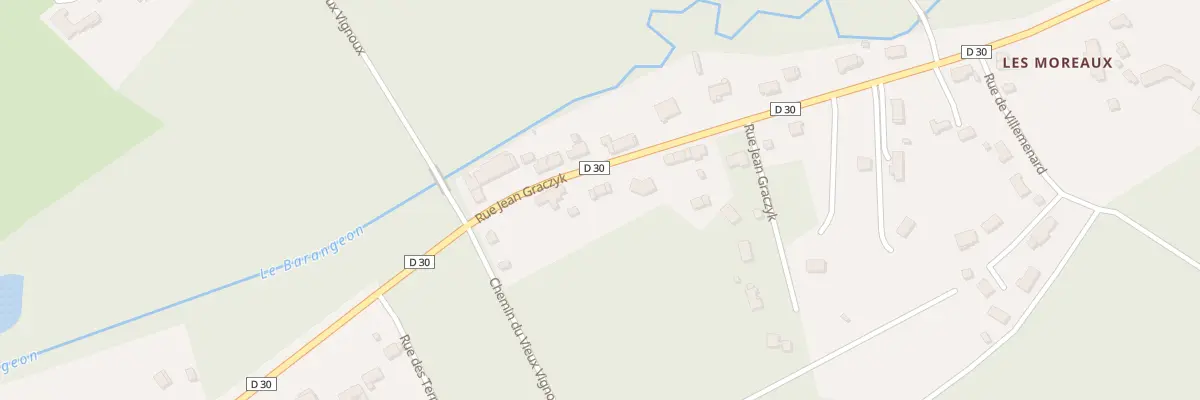 Plan du 54 Rue Jean Graczyk à Vignoux-sur-Barangeon