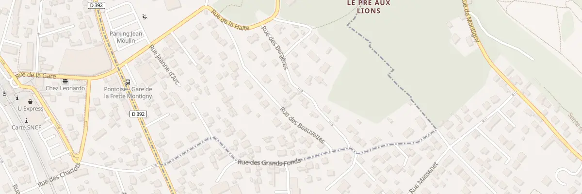 Plan du 10 Rue des Bergères à Montigny-lès-Cormeilles
