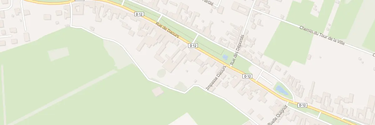 Plan du 259 Rue de Daours à Vignacourt