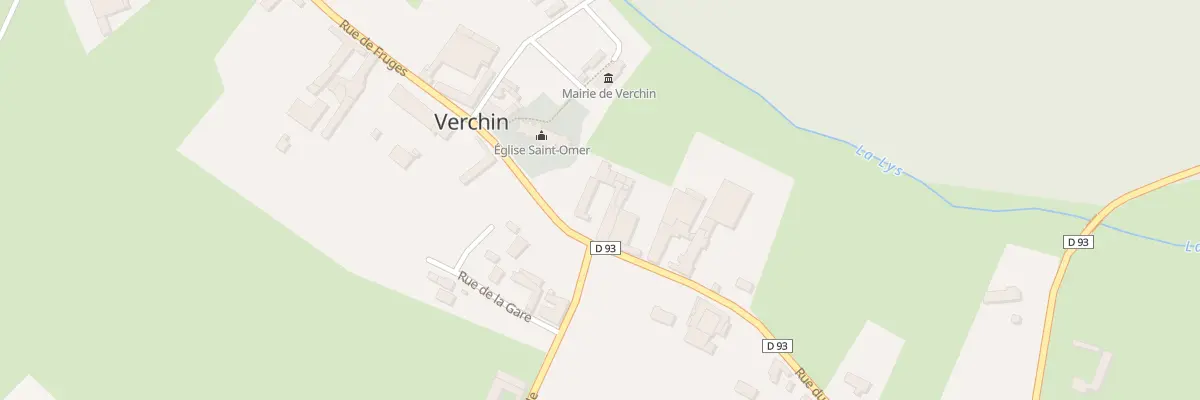 Plan du 1 Rue du Chateau à Verchin