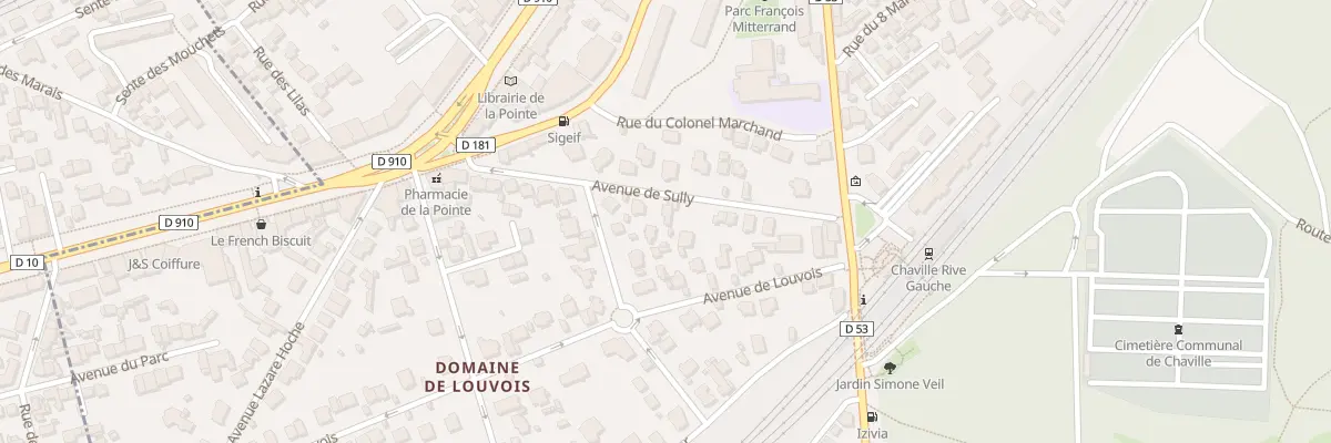 Plan du 11 Av Sully à Chaville