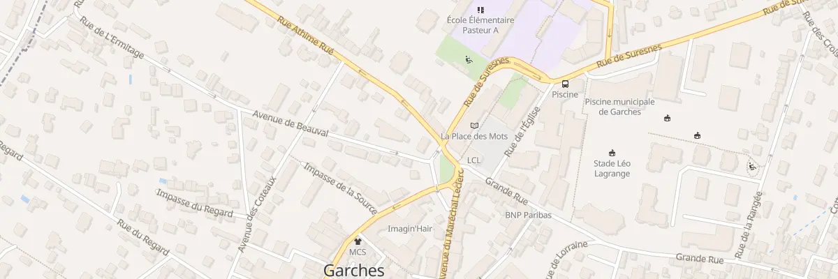 Plan du 1 Rue Athime Rue à Garches